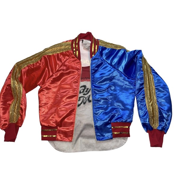 Harley Quinn Suicide Squad Attached Top Jacket Halloween Costume Sz Small Joker - Picture 1 of 13